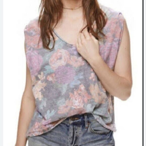We The Free Gardenia Scoop Neck Top - Picture 1 of 8